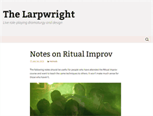 Tablet Screenshot of larpwright.efatland.com